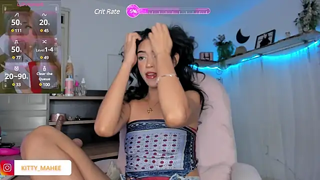 Snapshot of YourKatt chatting on March 16, 1:17 am YourKatt online show from March 16, 1:17 am