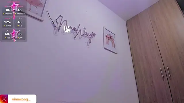 NinaWong online show from February 6, 6:59 pm