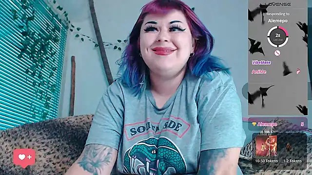 Snapshot of Psychobitch7 chatting on September 18, 6:16 am Psychobitch7 online show from September 18, 6:16 am
