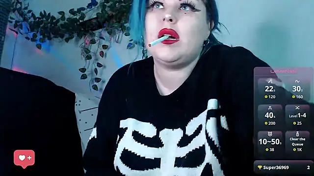 Psychobitch7 online show from December 4, 9:36 pm