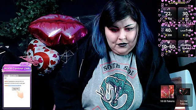 Psychobitch7 online show from February 14, 8:20 pm