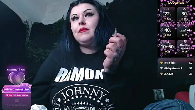 Psychobitch7 online show from March 11, 9:31 pm