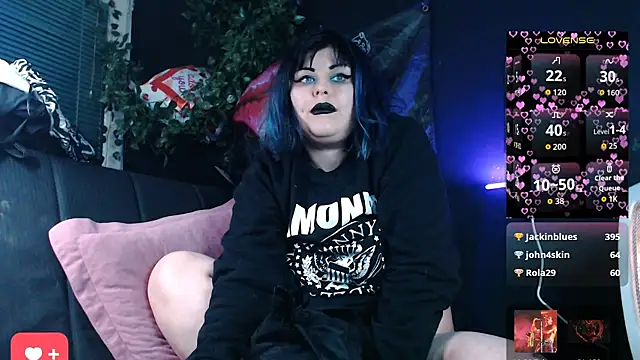 Psychobitch7 online show from February 19, 8:17 pm