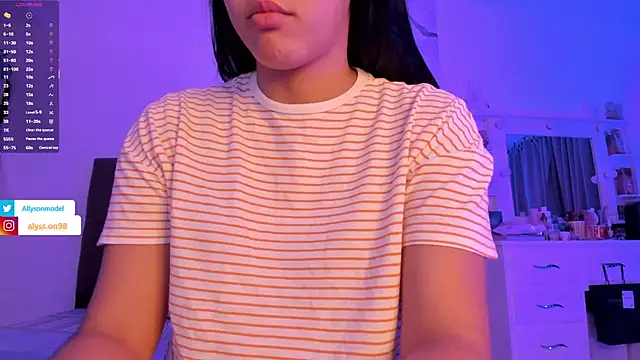 alysson 18 online show from March 15, 1:34 am