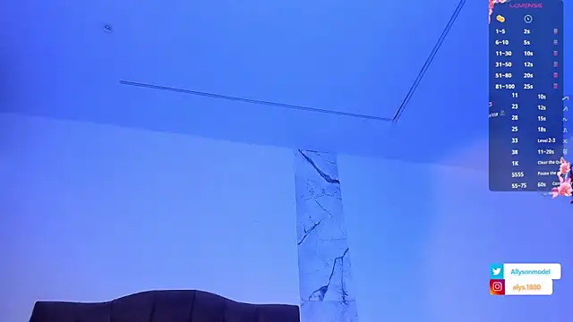 alysson 18 online show from January 8, 1:17 pm