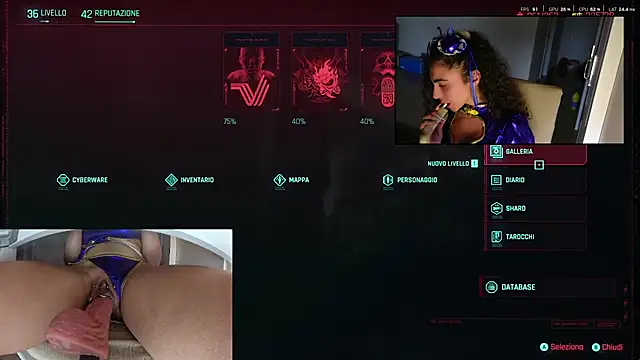 lady ana  online show from November 26, 12:21 am