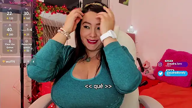 Snapshot of AudredLovely chatting on January 1, 6:58 am AudredLovely online show from January 1, 6:58 am