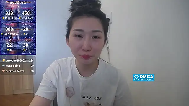 Asiagirll online show from October 20, 7:20 am