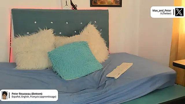 Snapshot of Max_and_Peter chatting on March 6, 6:59 pm Max and Peter online show from March 6, 6:59 pm