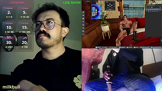 milkbull online show from May 27, 11:45 pm