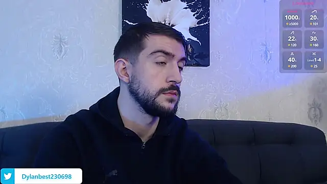 Snapshot of Dylan_Best chatting on February 9, 8:32 am Dylan Best online show from February 9, 8:32 am