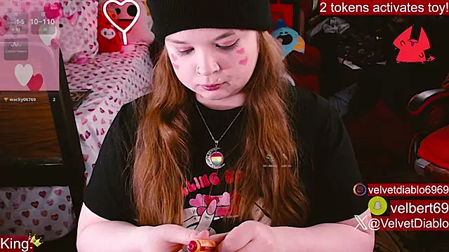 VelvetDiablo online show from February 12, 1:16 am