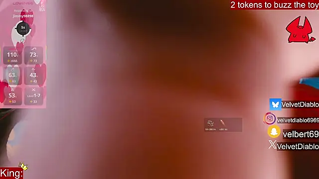 VelvetDiablo online show from February 10, 1:15 am