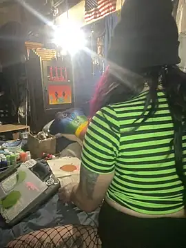 Snapshot of 1-800-FUCKYOU chatting on February 2, 8:24 am 1-800-FUCKYOU online show from February 2, 8:24 am