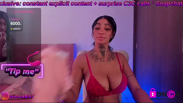 Snapshot of GinnaBolton chatting on September 9, 1:53 pm GinnaBolton online show from September 9, 1:53 pm