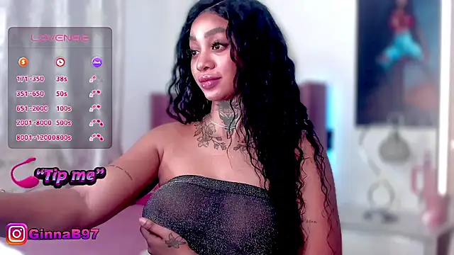 Snapshot of GinnaBolton chatting on January 18, 7:01 am GinnaBolton online show from January 18, 7:01 am