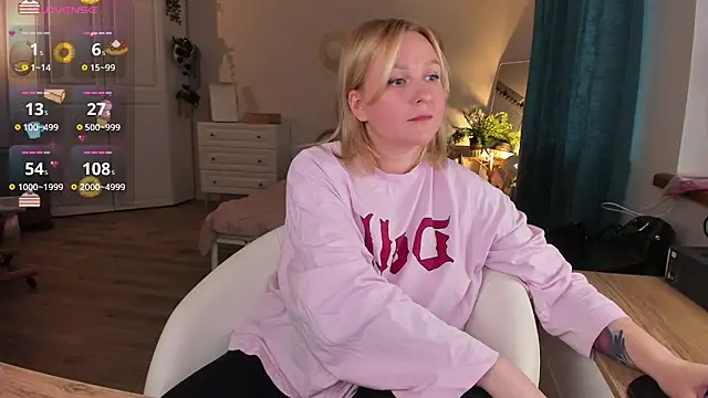 Lazy Lady online show from July 2, 3:07 pm