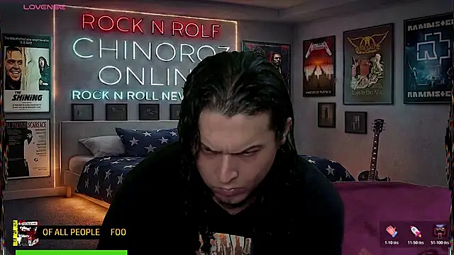 chino roz online show from May 5, 7:00 am