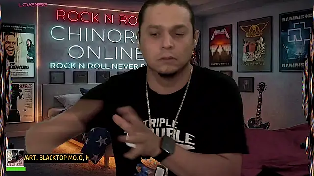 chino roz online show from April 8, 5:25 pm