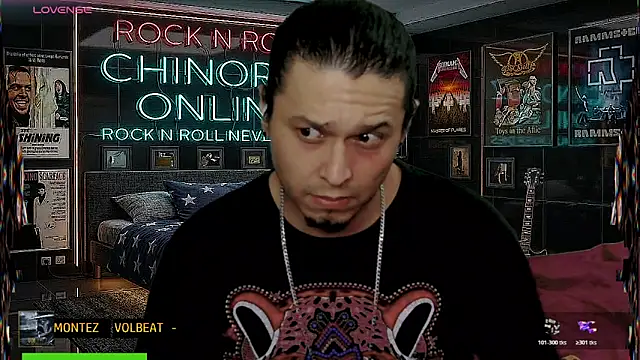 chino roz online show from May 25, 8:40 pm