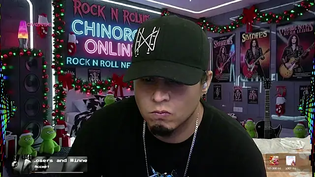 chino roz online show from December 22, 8:20 pm
