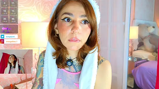 Snapshot of Evangelyne_1 chatting on June 21, 3:40 pm Evangelyne 1 online show from June 21, 3:40 pm