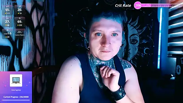 Marieblueeyes online show from April 14, 9:31 pm