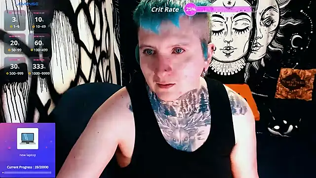 Marieblueeyes online show from April 8, 12:23 am