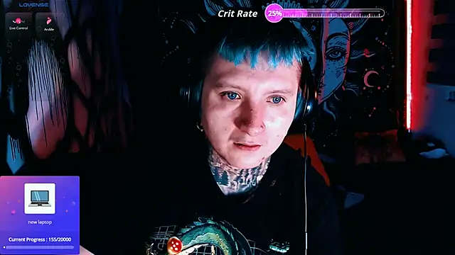 Marieblueeyes online show from April 11, 1:24 am