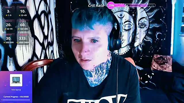 Marieblueeyes online show from April 9, 7:31 pm