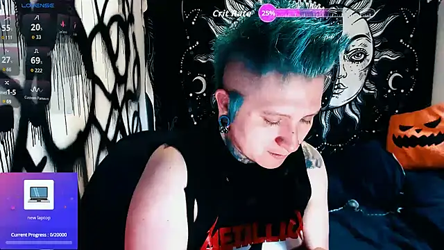 Marieblueeyes online show from April 5, 9:10 pm