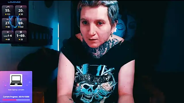 Marieblueeyes online show from March 16, 2:08 am