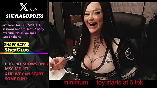 sheylagoddess11 online show from March 26, 6:00 am
