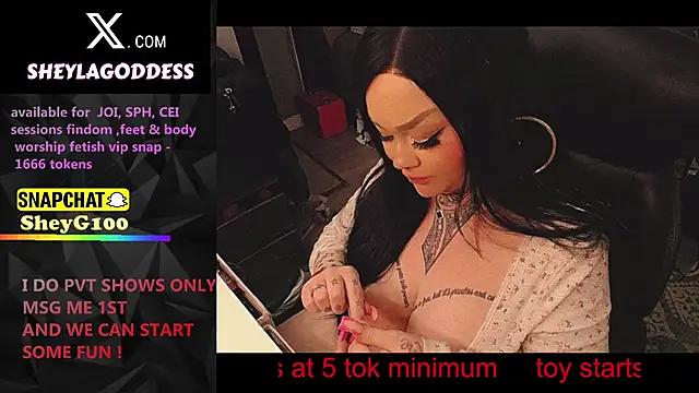 sheylagoddess11 online show from March 27, 1:01 pm