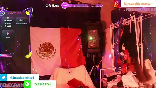 Snapshot of LaInsaciableIntensa chatting on July 6, 1:12 am LaInsaciableIntensa online show from July 6, 1:12 am
