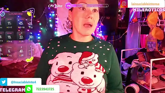 LaInsaciableIntensa online show from April 13, 1:20 am