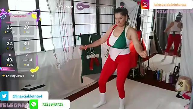 LaInsaciableIntensa online show from September 15, 2:28 pm