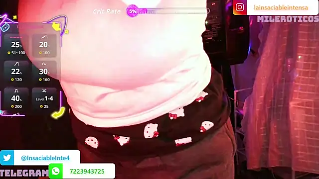 LaInsaciableIntensa online show from March 28, 2:23 am