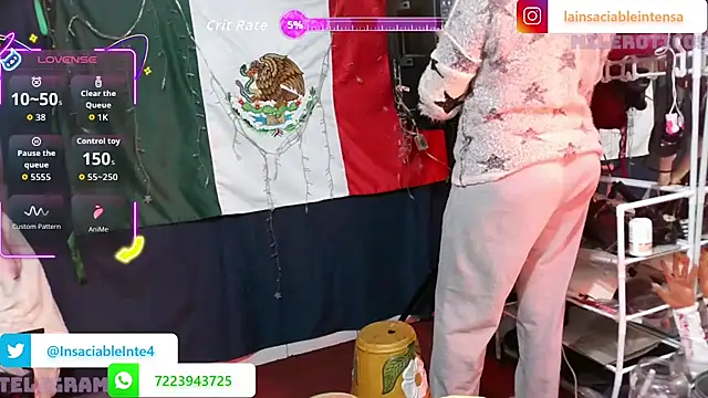 LaInsaciableIntensa online show from April 5, 1:34 am