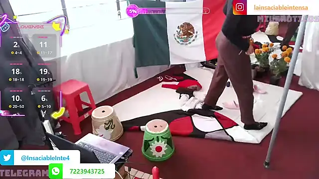 Snapshot of LaInsaciableIntensa chatting on November 15, 2:43 pm LaInsaciableIntensa online show from November 15, 2:43 pm