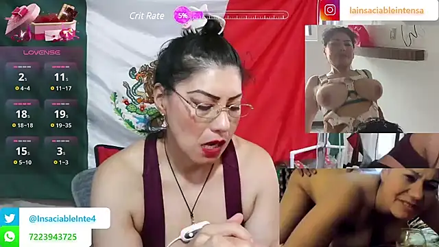 LaInsaciableIntensa online show from March 16, 11:37 pm