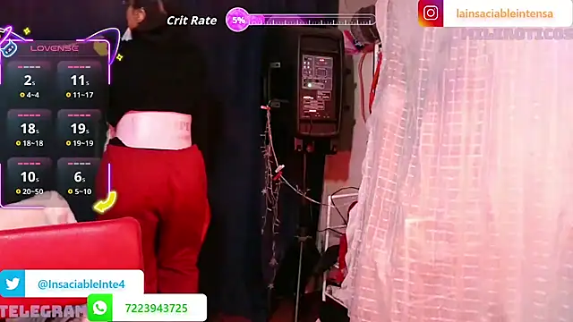 LaInsaciableIntensa online show from February 25, 2:23 am