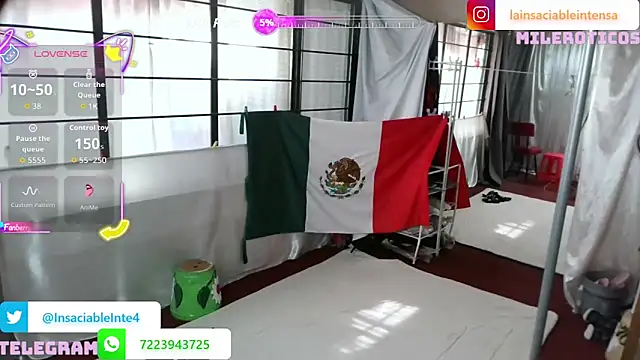 Snapshot of LaInsaciableIntensa chatting on November 23, 6:07 pm LaInsaciableIntensa online show from November 23, 6:07 pm