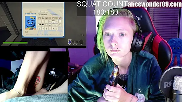 alicewonder09 online show from September 27, 5:24 am