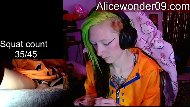 alicewonder09 online show from March 4, 5:04 am