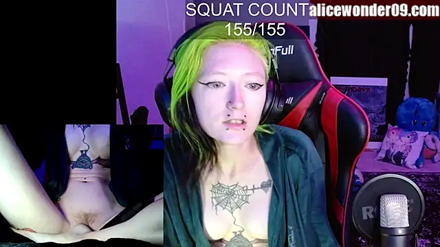 alicewonder09 online show from October 21, 5:51 am