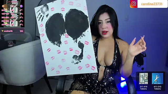 caroline23 x online show from February 16, 5:59 am