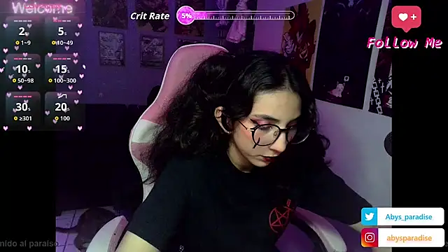 Snapshot of Abysparadise chatting on November 13, 3:10 am Abysparadise online show from November 13, 3:10 am