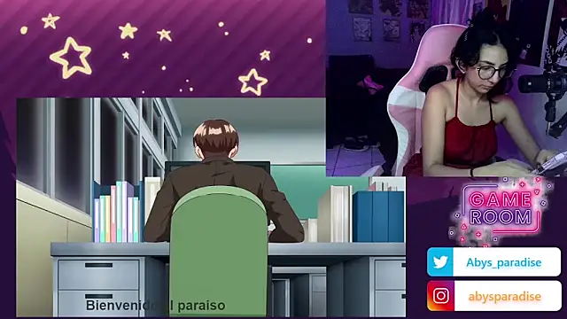 Snapshot of Abysparadise chatting on October 23, 4:00 am Abysparadise online show from October 23, 4:00 am