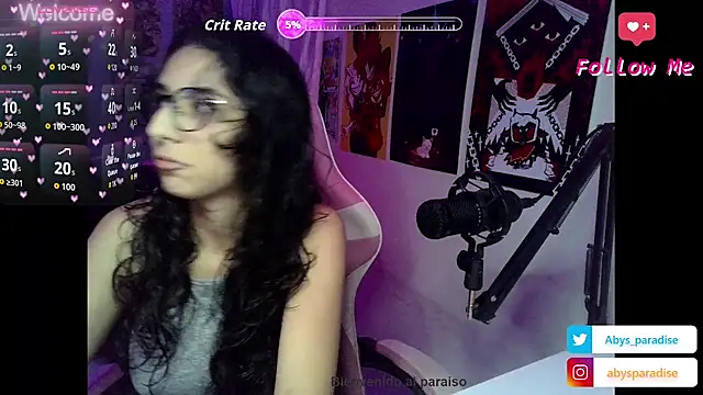 Snapshot of Abysparadise chatting on November 1, 6:41 am Abysparadise online show from November 1, 6:41 am